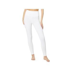 Hot Chillys Micro Elite Chamois Leggings Women's XL White Elastic Waist JDM626